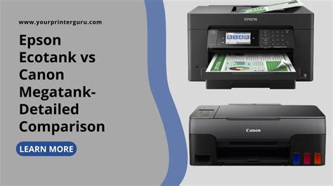 Epson Ecotank vs Canon Megatank- Answer Will Shock You