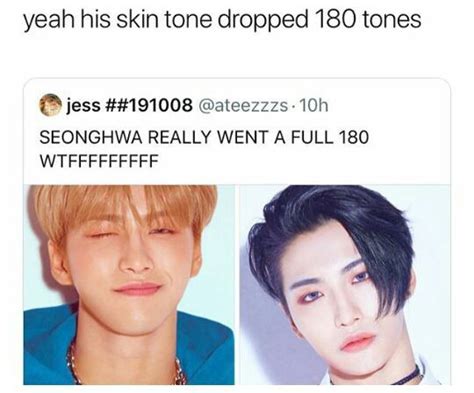 Pin by Jen on Ateez memes | Skin tones, Skin, Tones