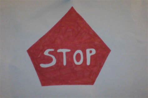 Pentagon shaped Stop Sign by RestBreaker2002 on DeviantArt