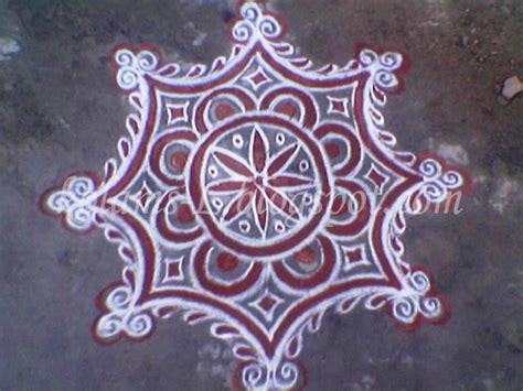 kolangal: small rangoli