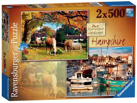 Ravensburger Picturesque Landscapes No.6 Hampshire - Lymington & Swan ...