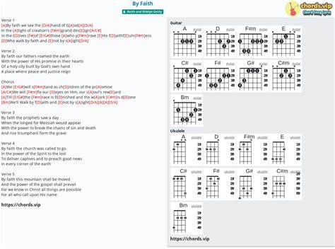 Chord: By Faith - Keith and Kristyn Getty - tab, song lyric, sheet ...