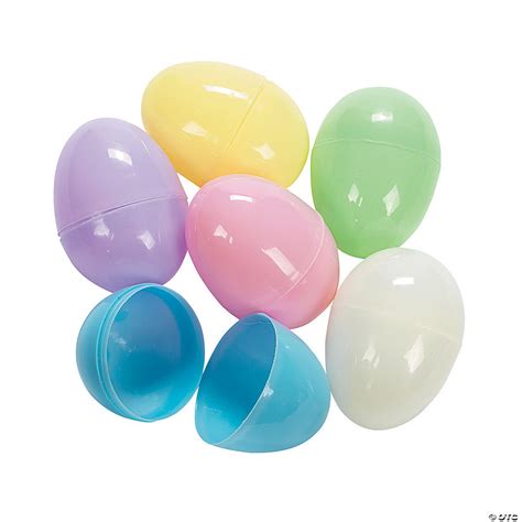 Jumbo Pastel Plastic Easter Eggs - 12 Pc. | Oriental Trading