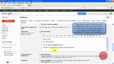 How to create your signature on gmail - paasfantastic