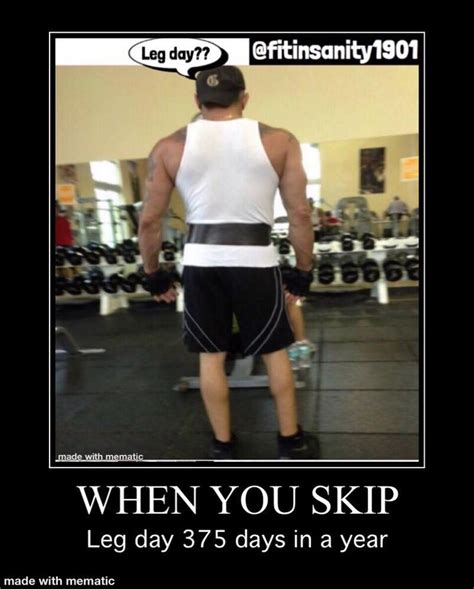 Don't skip leg day | Gym memes, Dont skip leg day, Legs day