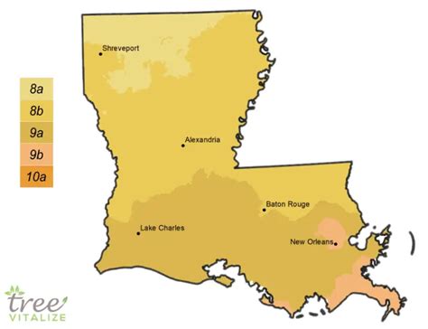 Planting Zones Louisiana - Hardiness, Gardening & Climate Zone