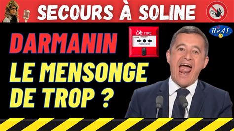 Gérald Darmanin : Scandale à Sainte Soline ! - YouTube