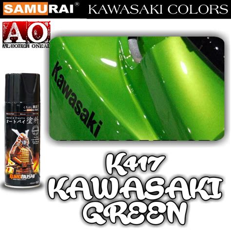 SAMURAI Spray Paint Kawasaki Green K417 - (COD) | Shopee Philippines