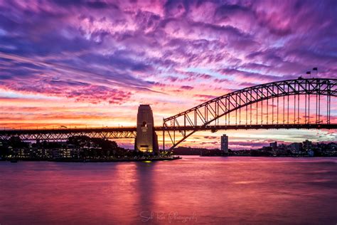 Sydney Harbour Bridge Sunset – Seb Ruiz Photography