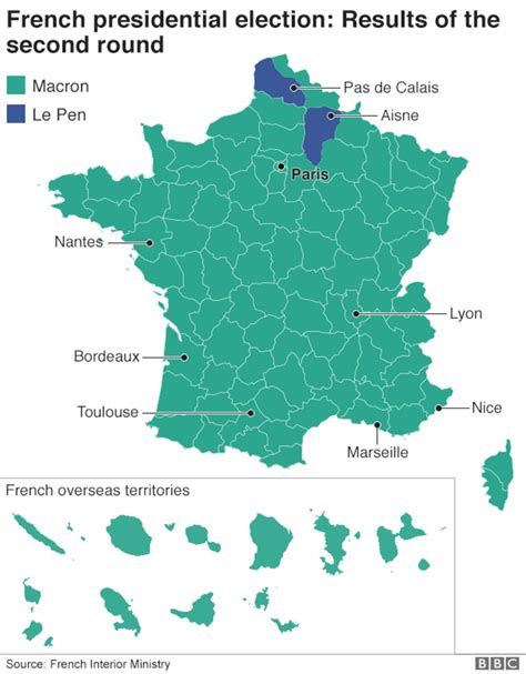 The maps that show how France voted and why - BBC News