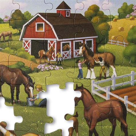 Natural Play Puzzle: Horse Adventure - 100 Pieces | Melissa & Doug