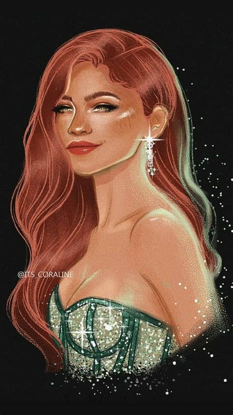 Ilustración de Zendaya | Pop art comic, Fan art drawing, Ariana grande drawings