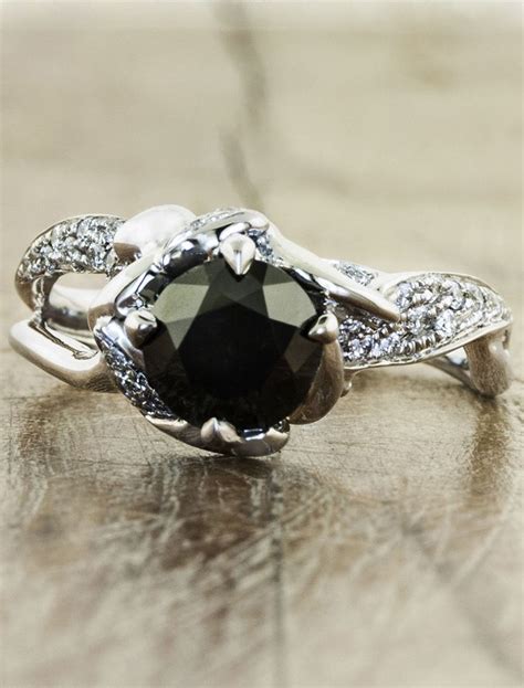 20 Gorgeous Black Diamond Engagement Rings | Deer Pearl Flowers