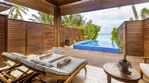 Luxurious Beach Suite with Swimming Pool at Lily Beach Maldives