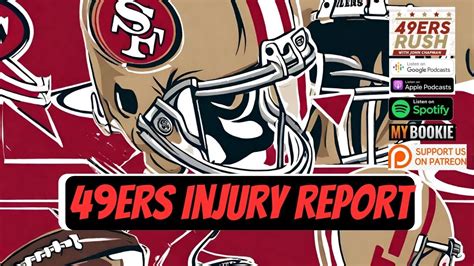 49ers Injury report after MNF loss - YouTube