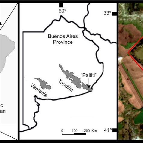 Location of Paititi Natural Reserve, Tandilia System of Mountain Range,... | Download Scientific ...