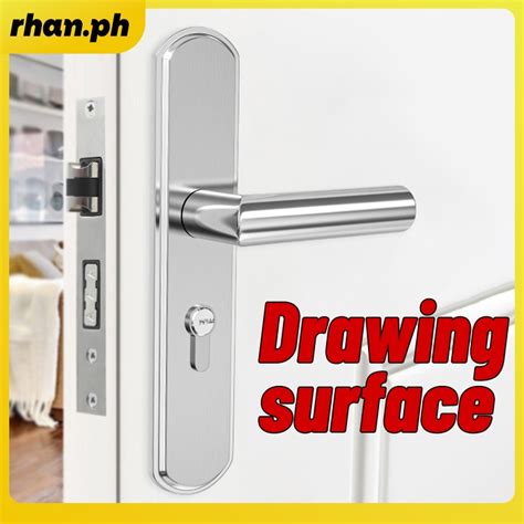 door knob double lock Aluminum Alloy door handle Bedroom Door Lock set ...