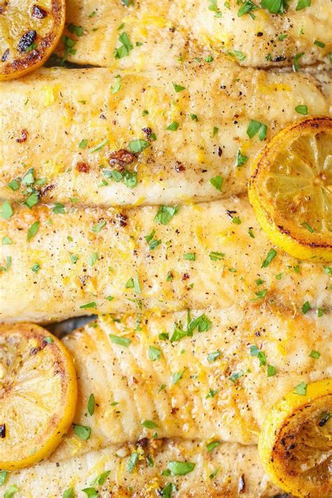 Baked Lemon Butter Tilapia - Damn Delicious | Recipe | Easy fish ...