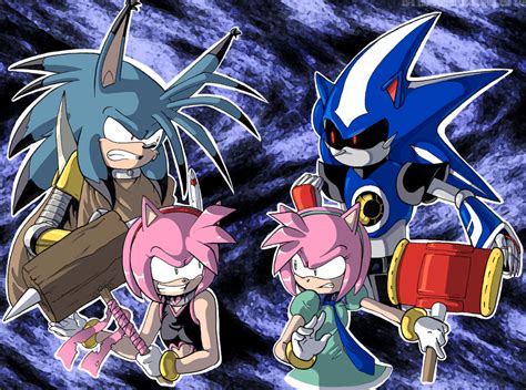 Amy and Metal VS Amy and Metal by General-RADIX on DeviantArt