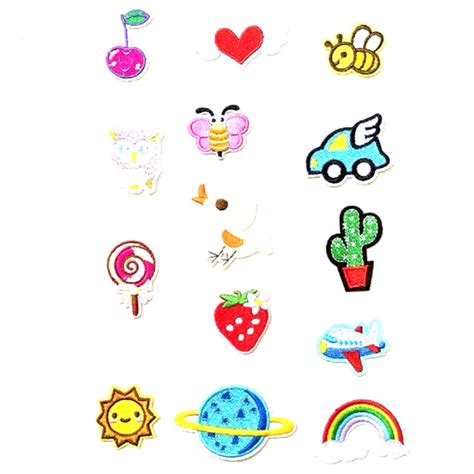 12 Pieces Fun Patterns Iron on patches | Shop Today. Get it Tomorrow ...