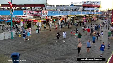 Labor Day Weekend on The Wildwood Boardwalk. LIVE Boardwalk Cam ...