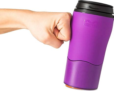 Mighty Mug Plastic Travel Mug, No Spill Double Wall Tumbler, Cold/Hot, Cup-Holder Friendly ...