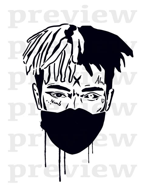 Xxxtentacion Svg Archivo Svg Cortar Archivo T Shirt Cricut Svg Etsy | My XXX Hot Girl