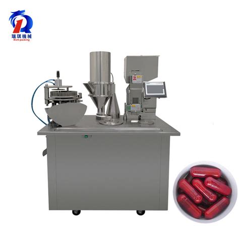 Semi Automatic Hard Gelatin Gel Capsule Filling Machine With High Efficiency