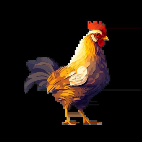 "Realistic Rooster Chicken Illustration" PNG Images | PSD Free Download ...