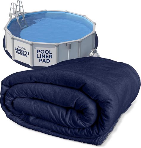 Shop Square 27-Foot Round Pool Liner Pad for Above Ground Swimming Pools - Prevents Punctures ...