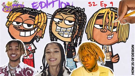 DRAW RAPPERS AS CARTOONS! DDG, COI LERAY, SOFAYGO (S2 - Ep9) | Dope ...