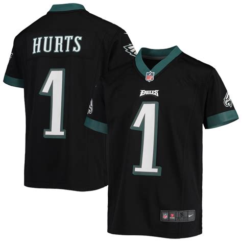 Youth Nike Jalen Hurts Black Philadelphia Eagles Game Jersey