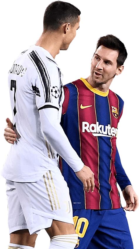 Cristiano Ronaldo & Lionel Messi Juventus football render - FootyRenders