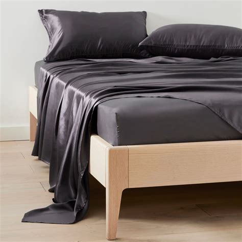 Pure Silk Black Sheet Set | Adairs