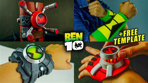 TOP 4 DIY BEN 10 OMNITRIX COMPILATION | How To Make Albedo, Antitrix, Biomnitrix, Race Against ...