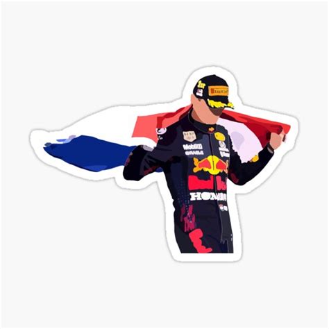 "Max Verstappen Dutch Flag" Sticker for Sale by edwardrammus | Redbubble