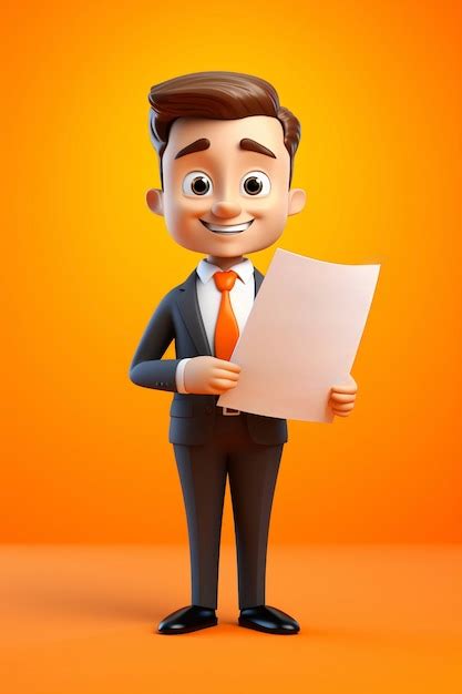 3d cartoon portrait of person practicing a law profession | AI ...