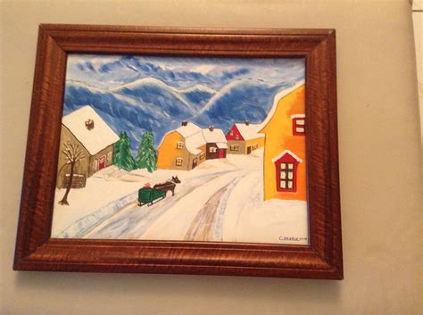 BAIE ST. PAUL winter scene Painting by Claude Keable - Fine Art America