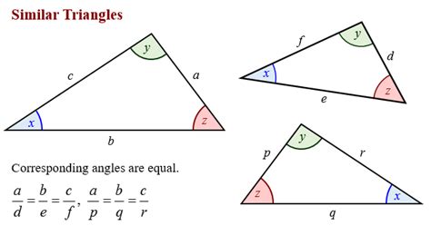 Similar Triangles (solutions, examples, videos)