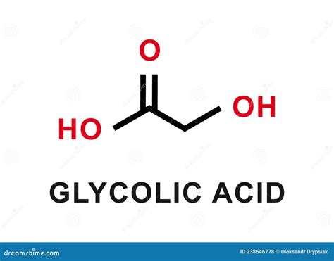 Glycolic Acid Chemical Formula. Glycolic Acid Chemical Molecular ...