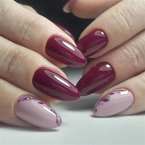 Burgundy Nails, Nail polish, Nail art | Burgundy Nails | Artificial nails, Gel nails, Hand model