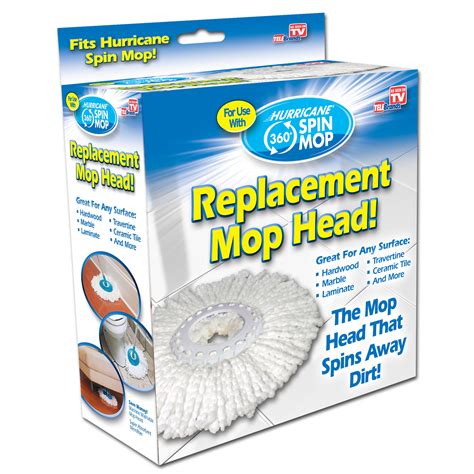 As Seen On TV Hurricane Spin Mop Replacement Head - Appliances - As Seen on TV