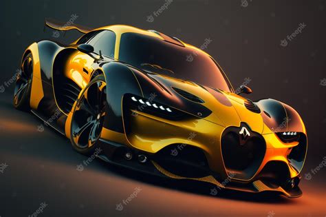 Premium Photo | Sport car illustration wallpaper digital art