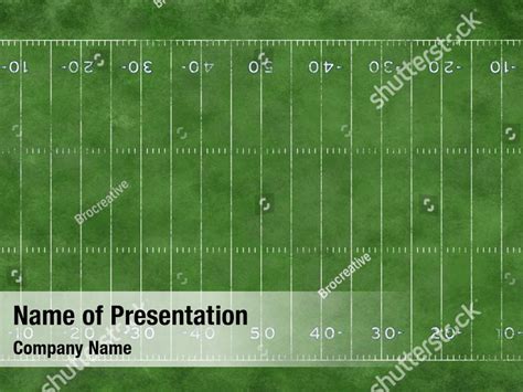 Football Field Powerpoint Template