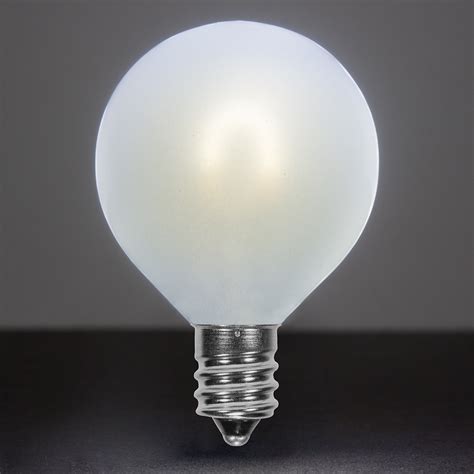 G50 Cool White Glass FlexFilament TM LED Edison Bulb, Satin