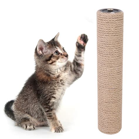 Ccdes Cat Scratching Toy,Pet Cat Kitten Sisal Hemp Rope Indoor House Use Scratching Board Pillar ...
