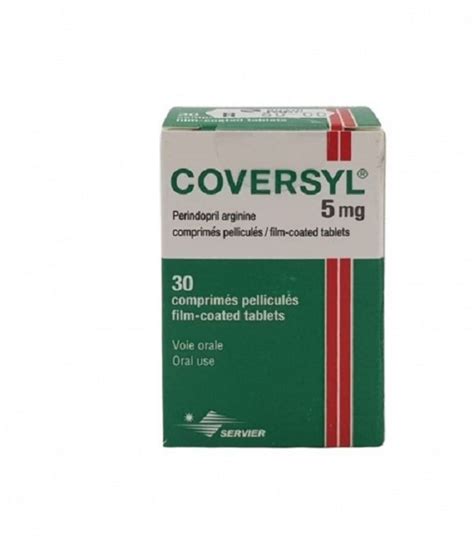 Coversyl 5mg(perindopril arginine)-30 Tablets - Ehealth Kenya