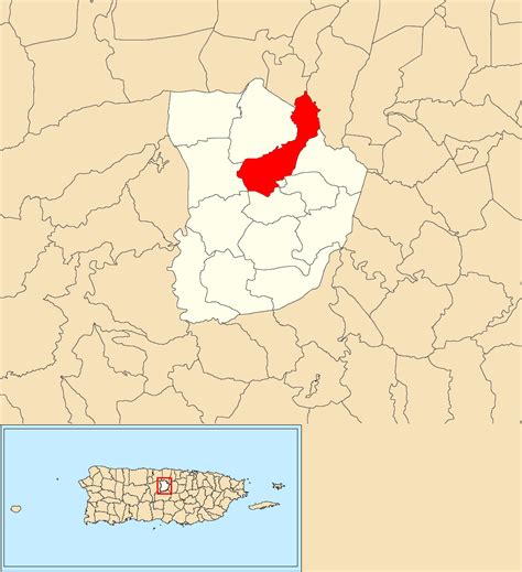 Image: Morovis Norte, Morovis, Puerto Rico locator map