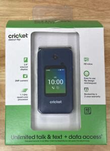 Cricket Wireless Debut Flip Phone Manual