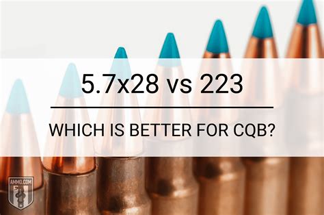 5.7x28 vs 223 Ammo: Rifle Caliber Comparison by Ammo.com